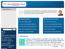 Tablet Screenshot of nowemedia.org.pl